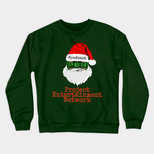 Project Entertainment Network Christmas Crewneck Sweatshirt by Project Entertainment Network